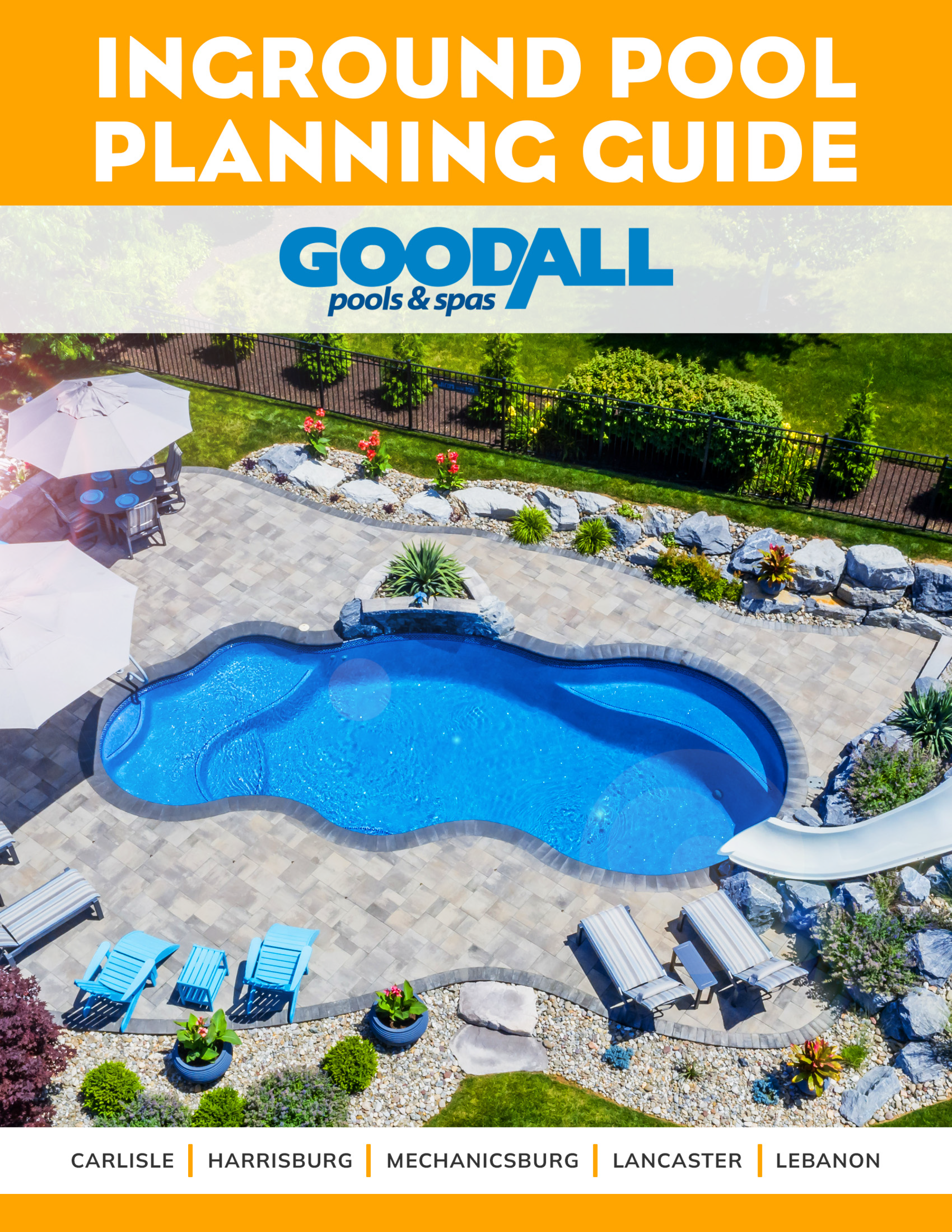 Goodall Pools Inground Pool Planning Guide 2023 Ebook Cover Page