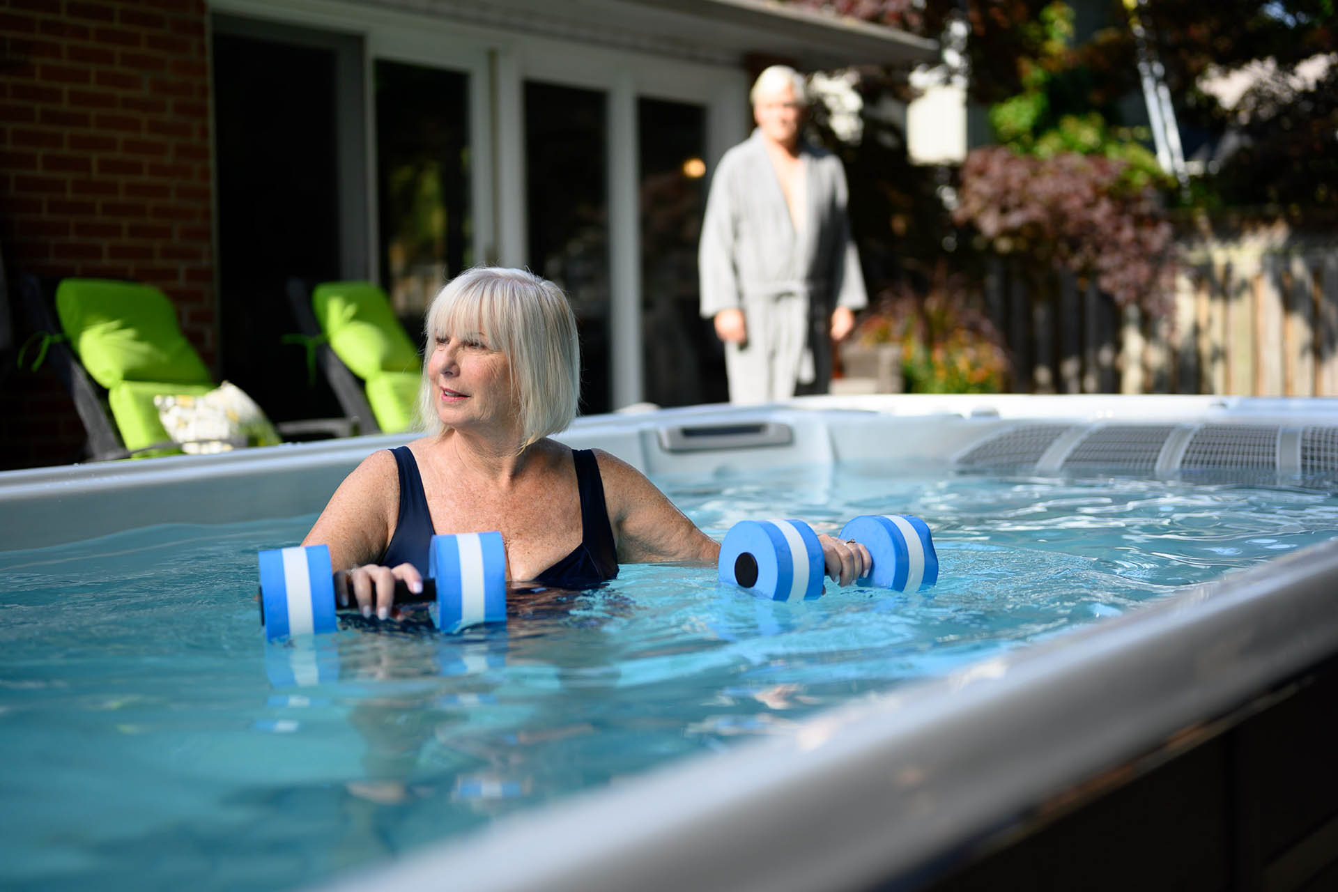 Start the New Year Right with 8 Swim Spa Exercises