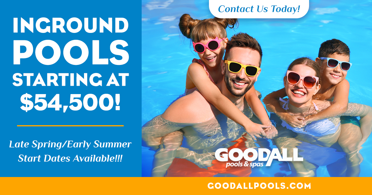 “Inground Pools Starting at $54,500! Late Spring/Early Summer Start Dates Available!”Call today at 717-836-7955