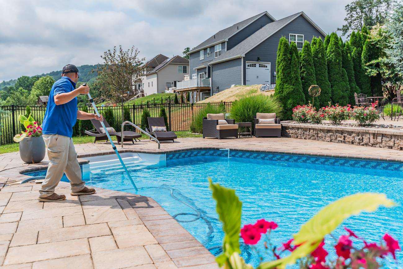Busy Day Pool Maintenance